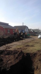 Подготовит.работы для подведения линии водопровода