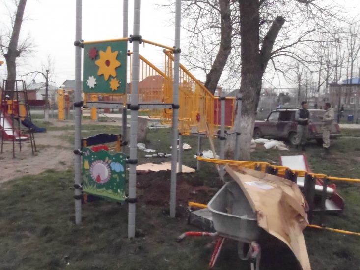 Установка площадки